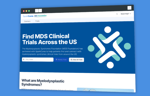 The Myelodysplastic Syndromes Foundation and SparkCures Join Forces to Enhance Clinical Trial Navigation for Patients with Myelodysplastic Syndromes